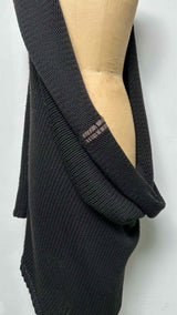 Rick Owens One-shoulder Asymmetrical Draped Knitted Dress