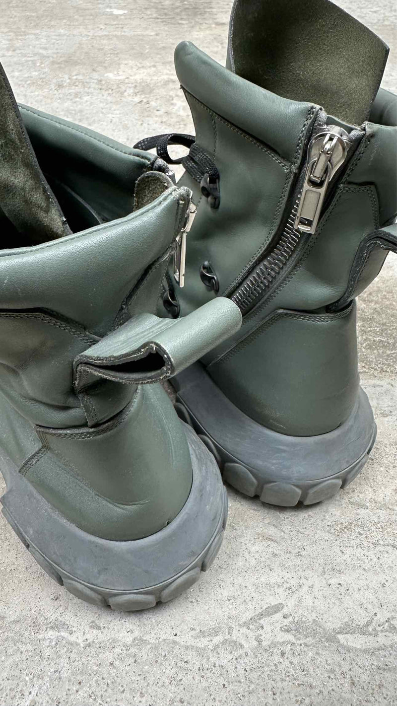 Rick Owens Pentagon Tractor Hiking Boots