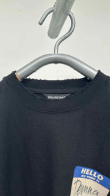 Balenciaga "My Name is Demna" Distressed Heavy-weight T-shirt