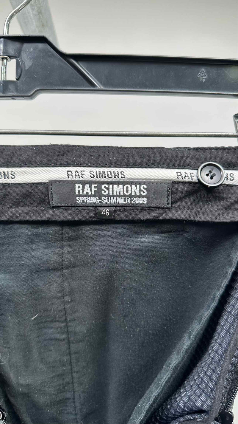 Raf Simons Check Jacquared Shorts