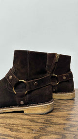 Saint Laurent Suede Wyatt Boots