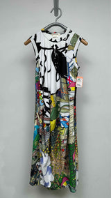 Comme Des Garcons x Makoto Takanashi Manga-print Midi Dress