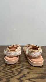 Chanel Tweed Lambskin Dad Sandals