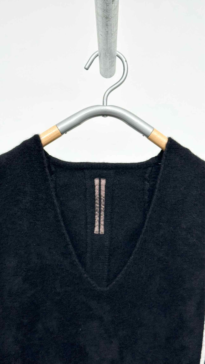 Rick Owens V-neck Cashmere Knit Dress