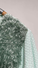 Rachel Comey L/S Front-fur Towel Top