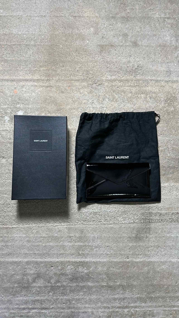 Yves Saint Laurant Patent Clutch Bag