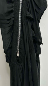 Junya Watanabe Asymmetrical Sheer-Detail Dress