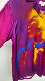 Dries Van Noten X Len Lye S/S Clive Satin Printed Shirt