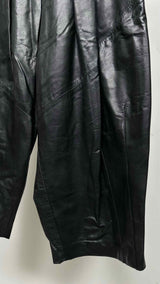 Ivan Grundahl Pleated Leather Pants