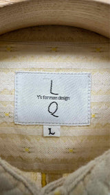 Y's for men design LQ Stripe Jacquard Shirt