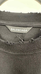 Balenciaga "My Name is Demna" Distressed Heavy-weight T-shirt