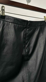 Altuzarra Buckled Leather Skirt