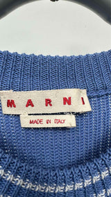 Marni Logo-patched Ribbed Sweater