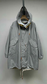 Junya Watanabe MAN Camo-hybrid Gingham-check Parka