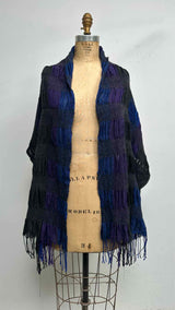 Issey Miyake Men Textured Pleated Fringe Scarf