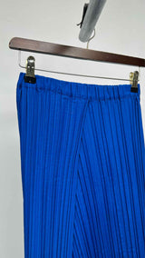 Issey Miyake Pleated Wrap Asymmetrical Skirt Pants