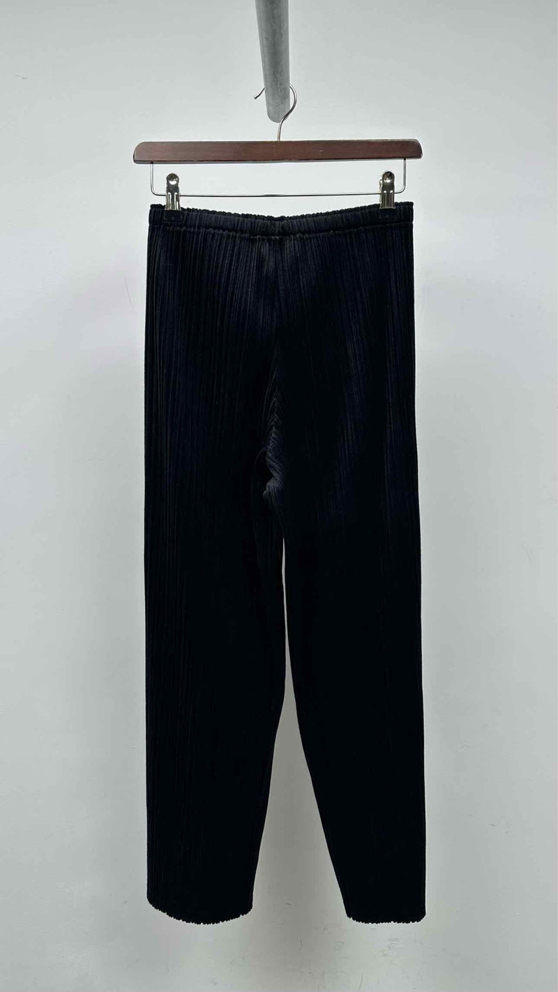 Pleats Please Velvet Pleated Pants
