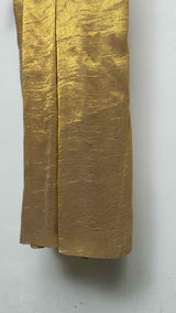 Jil Sander N/S Satin Metallic-Textured Dress
