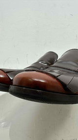 PRADA Dual-tone Kiltie Loafers