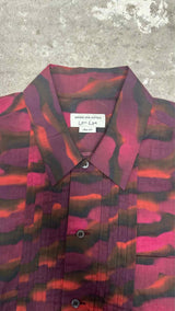 Dries Van Noten S/S Front Pleated Printed Shirt
