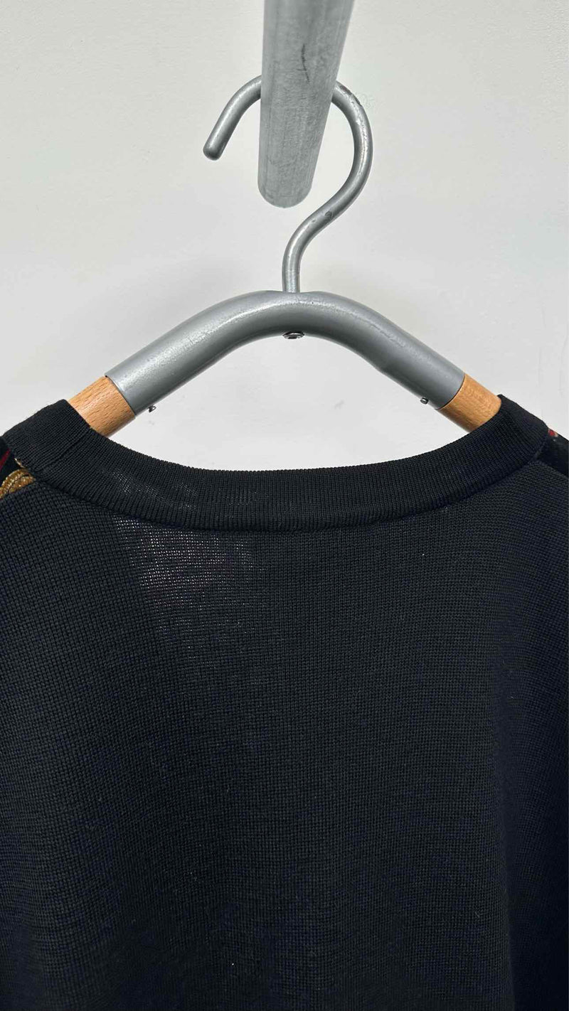 LOEWE Baroque-pattened Velvet-hybrid Cardigan