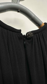 Chanel Knee-Lined Bow Crystal Heart CC Dress