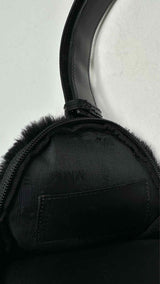 MM6 Faux-fur Earmuffs Pouch