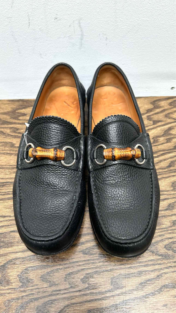 Gucci Wooden Horsebit Loafers