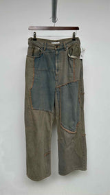 Acne Studios Pedrika Patchwork Rigid Wide Jeans