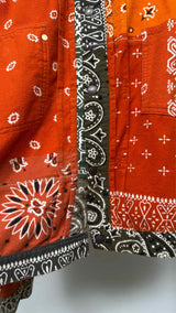 Kapital Reversible Paisley Patchwork Flannel Jacket