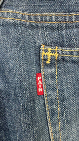 Number (N)ine Kurt Cobain Patchwork Bootcut Jeans