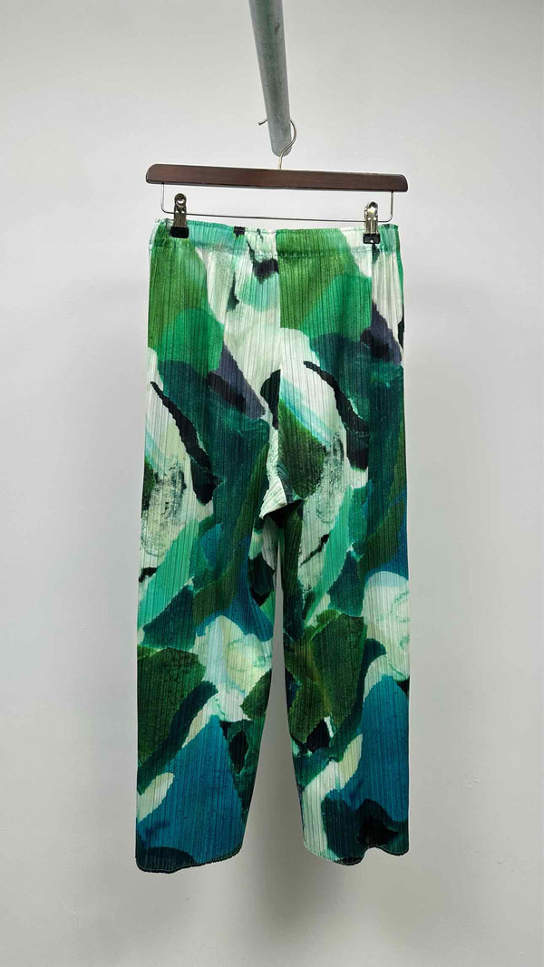 Pleats Please Printed Pleated Pants