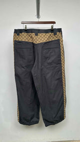 Gucci Monogram Loose-fit Canvas Pants