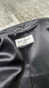 Saint Laurent Leather Tracker Jacket