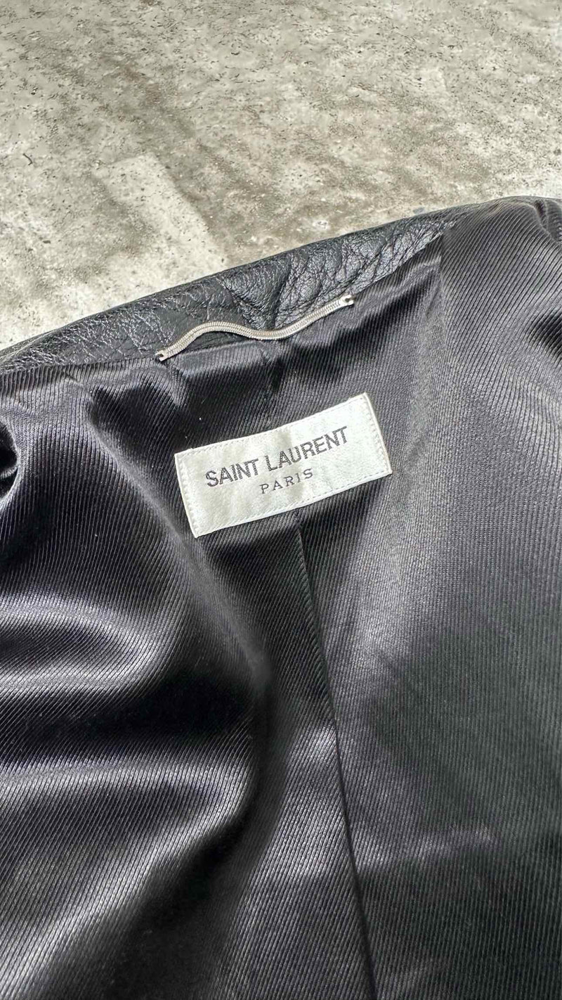 Saint Laurent Leather Tracker Jacket