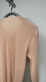 Issey Miyake Pleated Long Cardigan