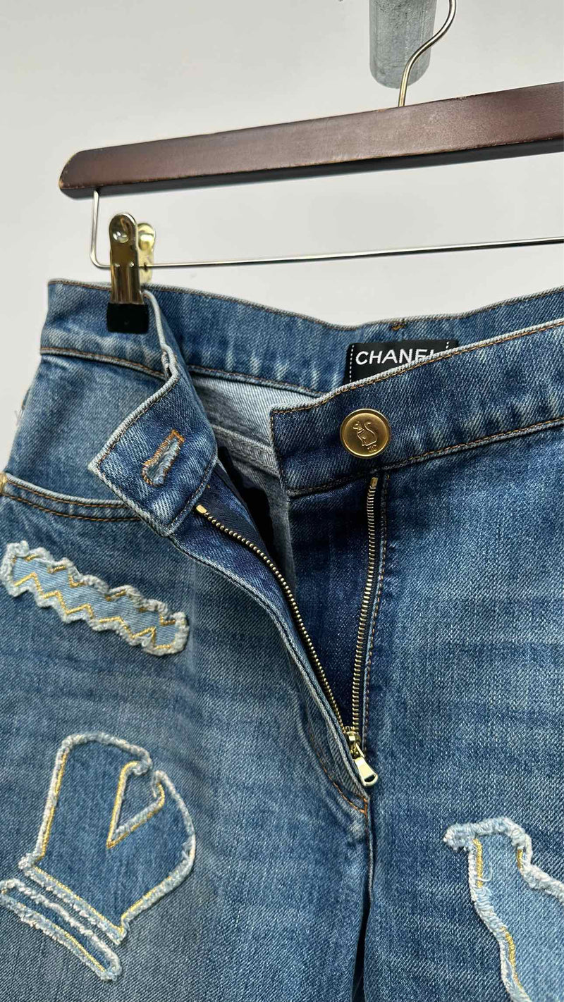Chanel Patchwork Jeans