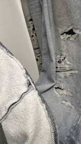 Balenciaga Trompe Loeil Wide Sweat Jeans