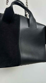 Alexander Wang Rogue Suede+leather Satchel Bag