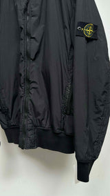 Stone Island Waxed Nylon Bomber Jacket