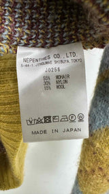 Needles Argyle Check Cardigan