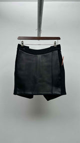 Rad Hourani Hybrid Layered Leather Skorts