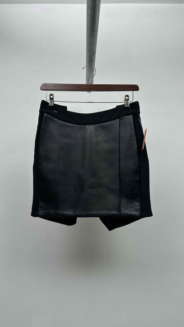 Rad Hourani Hybrid Layered Leather Skorts