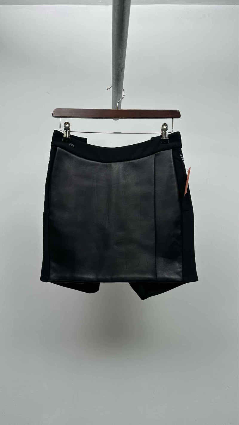 Rad Hourani Hybrid Layered Leather Skorts