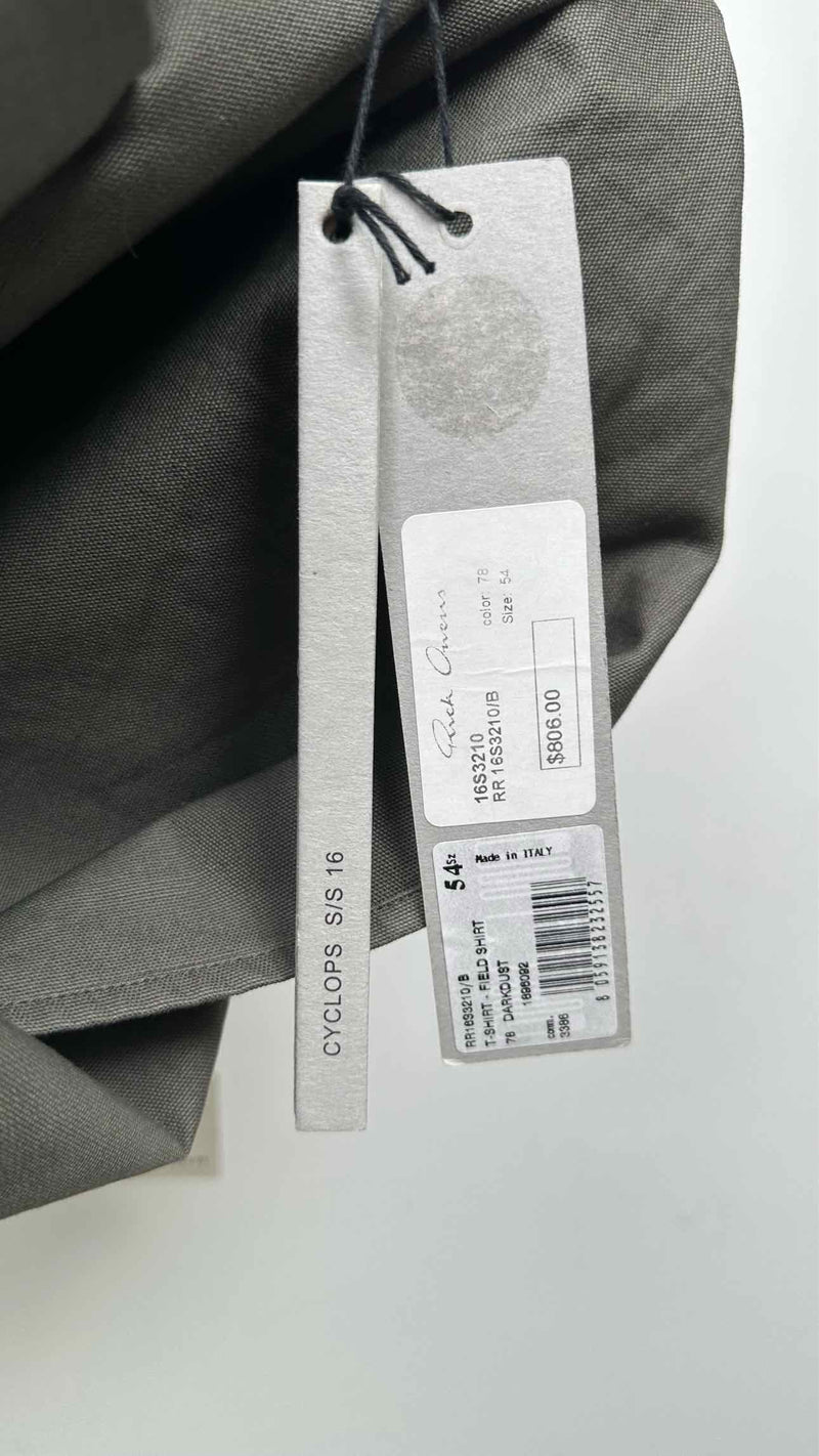 Rick Owens Long Fieled Shirt