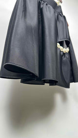 Simone Rocha Wide Cut-out Pearl Skirt