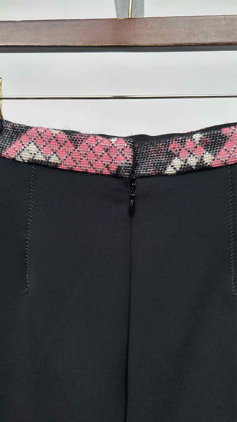 Balenciaga Check Jacquard Hybrid Skirt