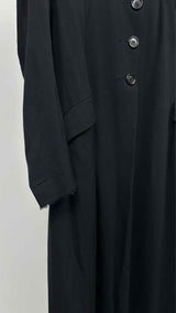 Elena Dawson Pleated-botom Hacking Long Coat
