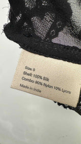 Bode N/S Corinthia Teddy Lace Silk Mini Dress