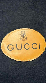 Gucci Felt Leather Logo Tote Bag